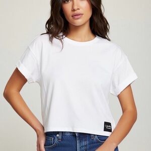 Calvin Klein Women's White Tee